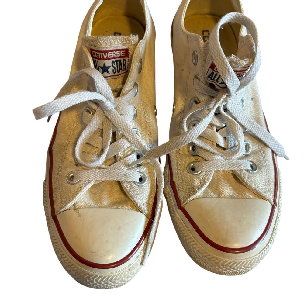 Converse Chuck Taylor All Star Low Top Sneakers Women‎ 7.5  Classic White Canvas - Picture 4 of 12